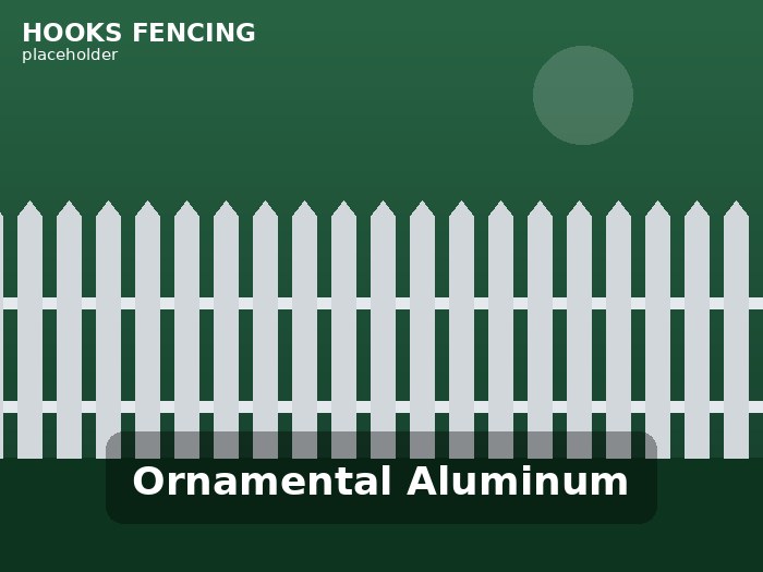 Aluminum fence